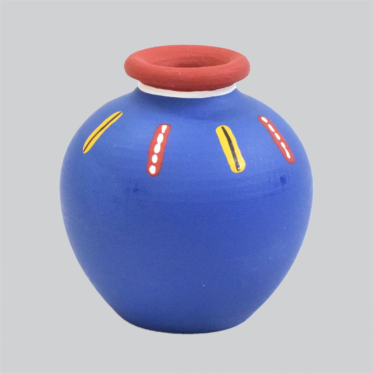 TERRACOTTA WARLI HAND PAINTED POT