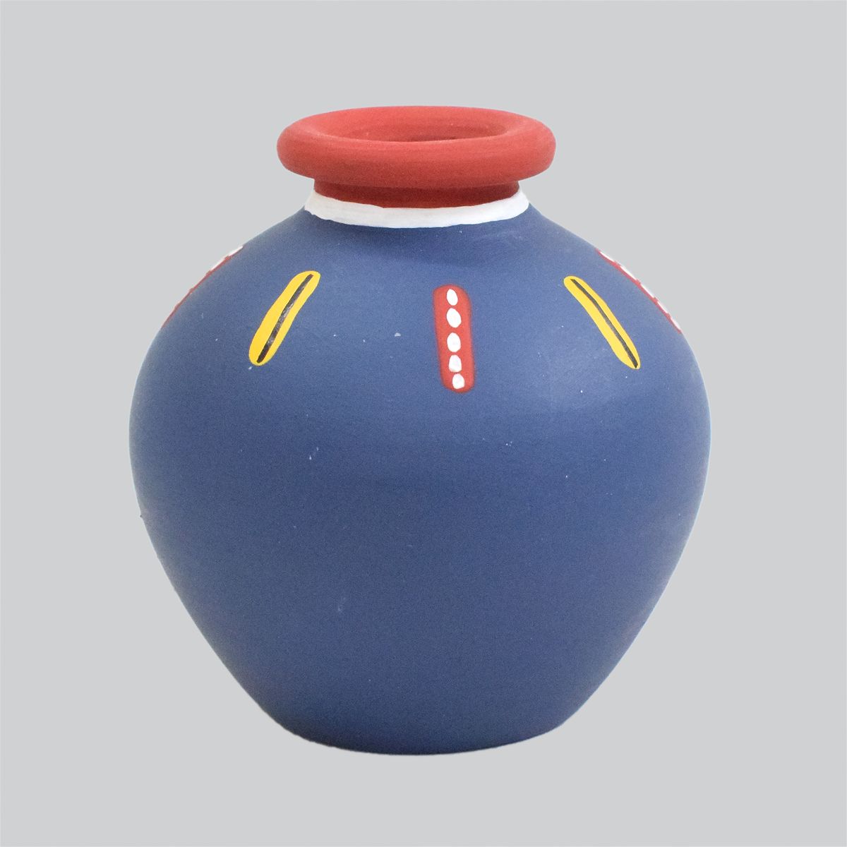 TERRACOTTA WARLI HAND PAINTED POT