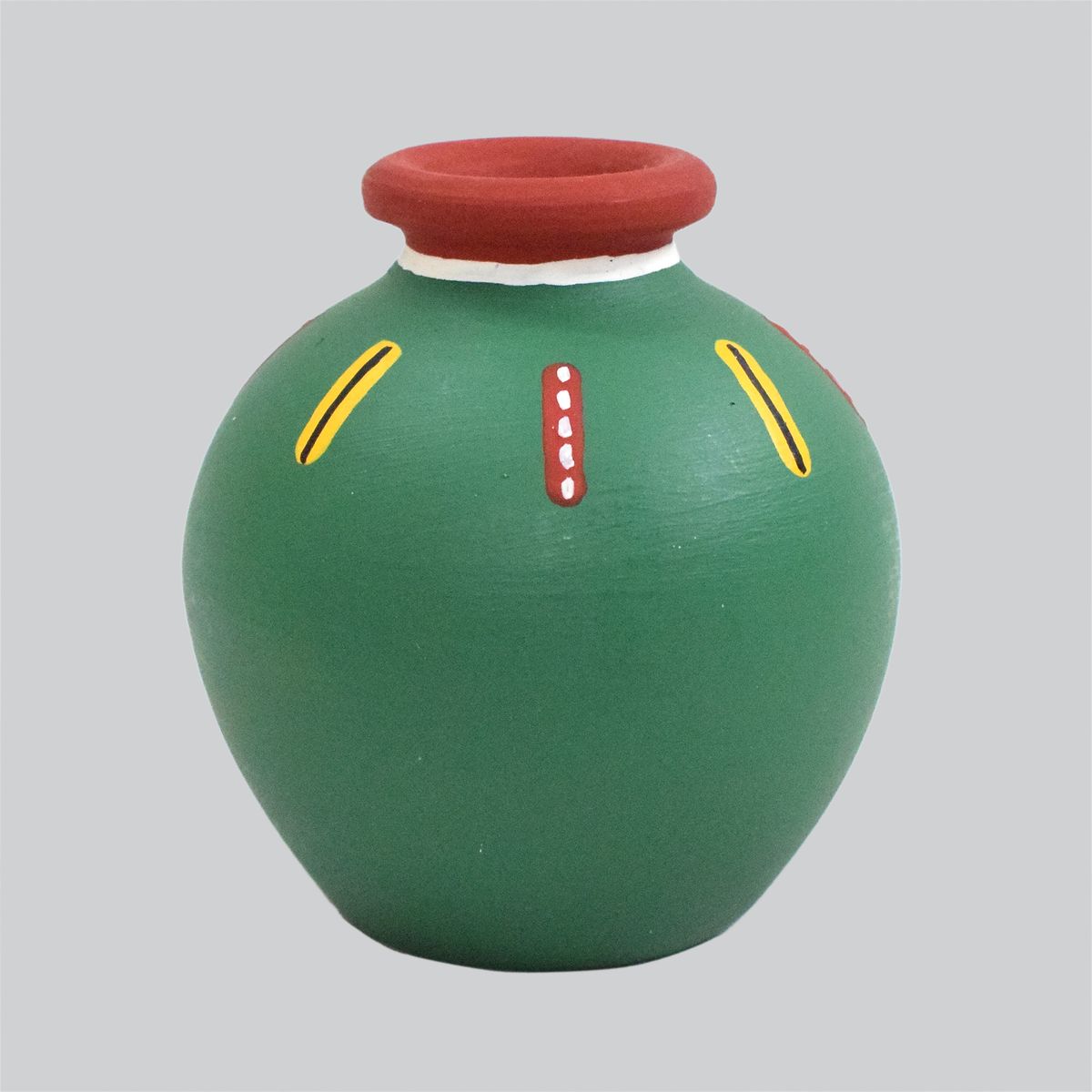 TERRACOTTA WARLI HAND PAINTED POT