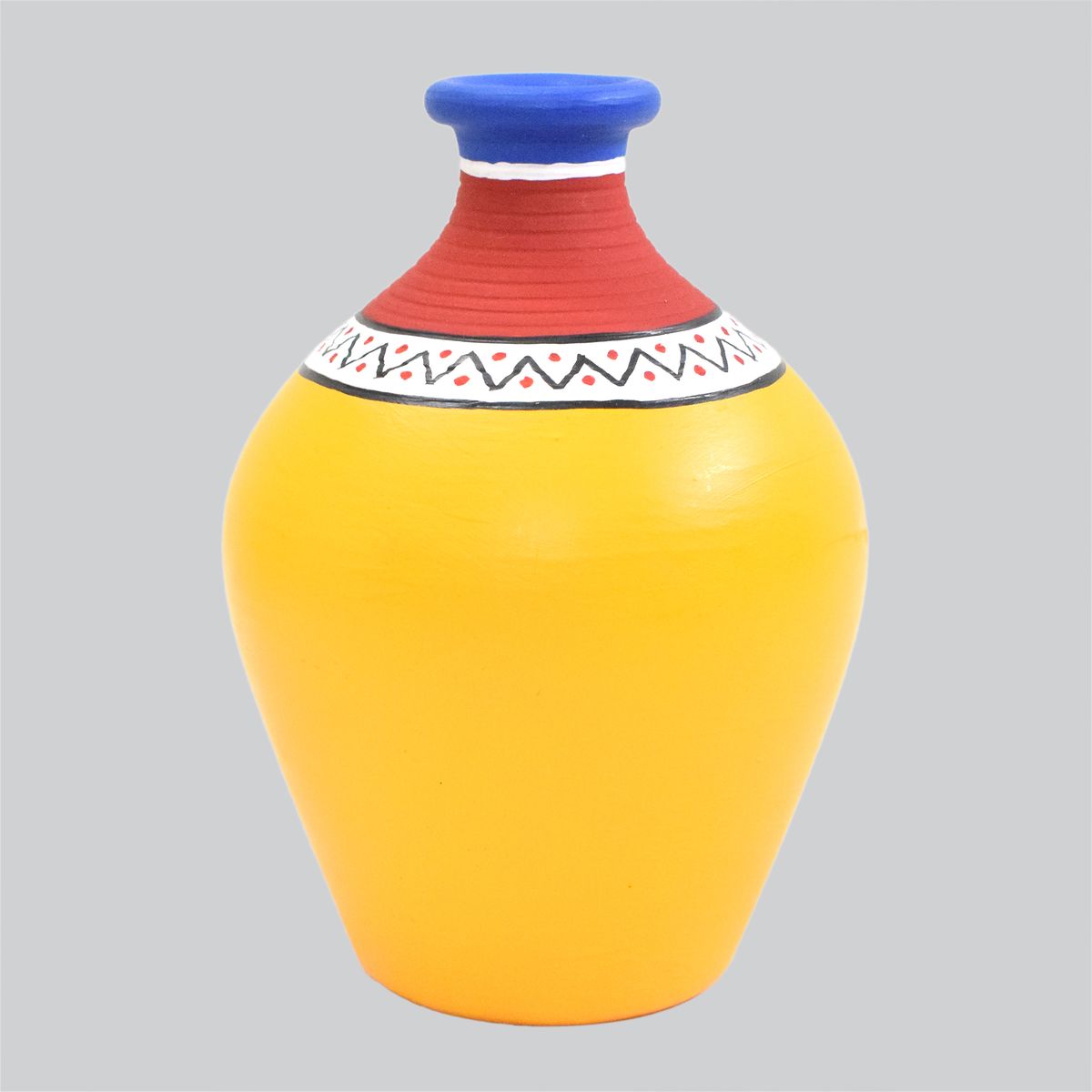 TERRACOTTA WARLI HAND PAINTED POT