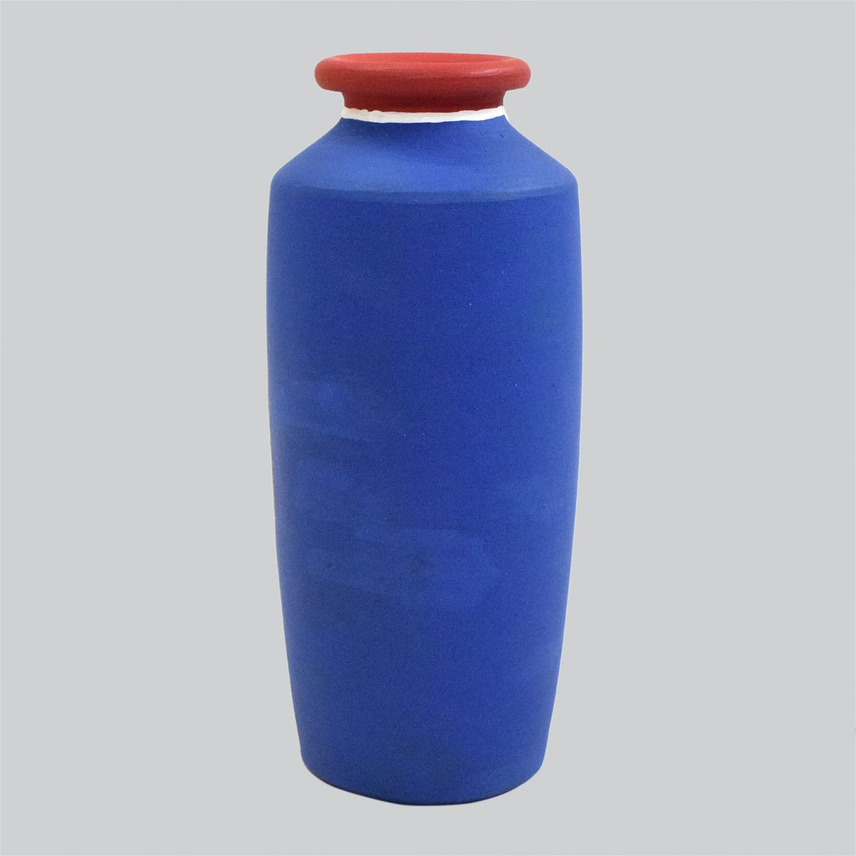 TERRACOTTA WARLI HAND PAINTED FLOWER VASE POT