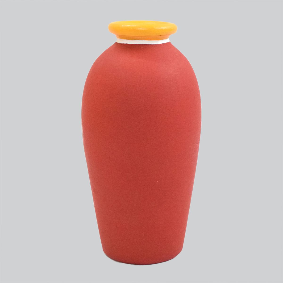 TERRACOTTA WARLI HAND PAINTED FLOWER VASE POT