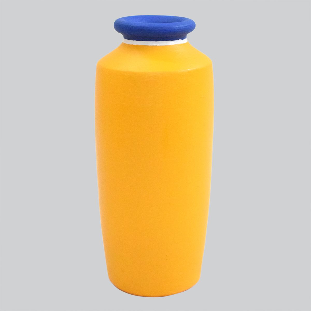 TERRACOTTA WARLI HAND PAINTED FLOWER VASE POT