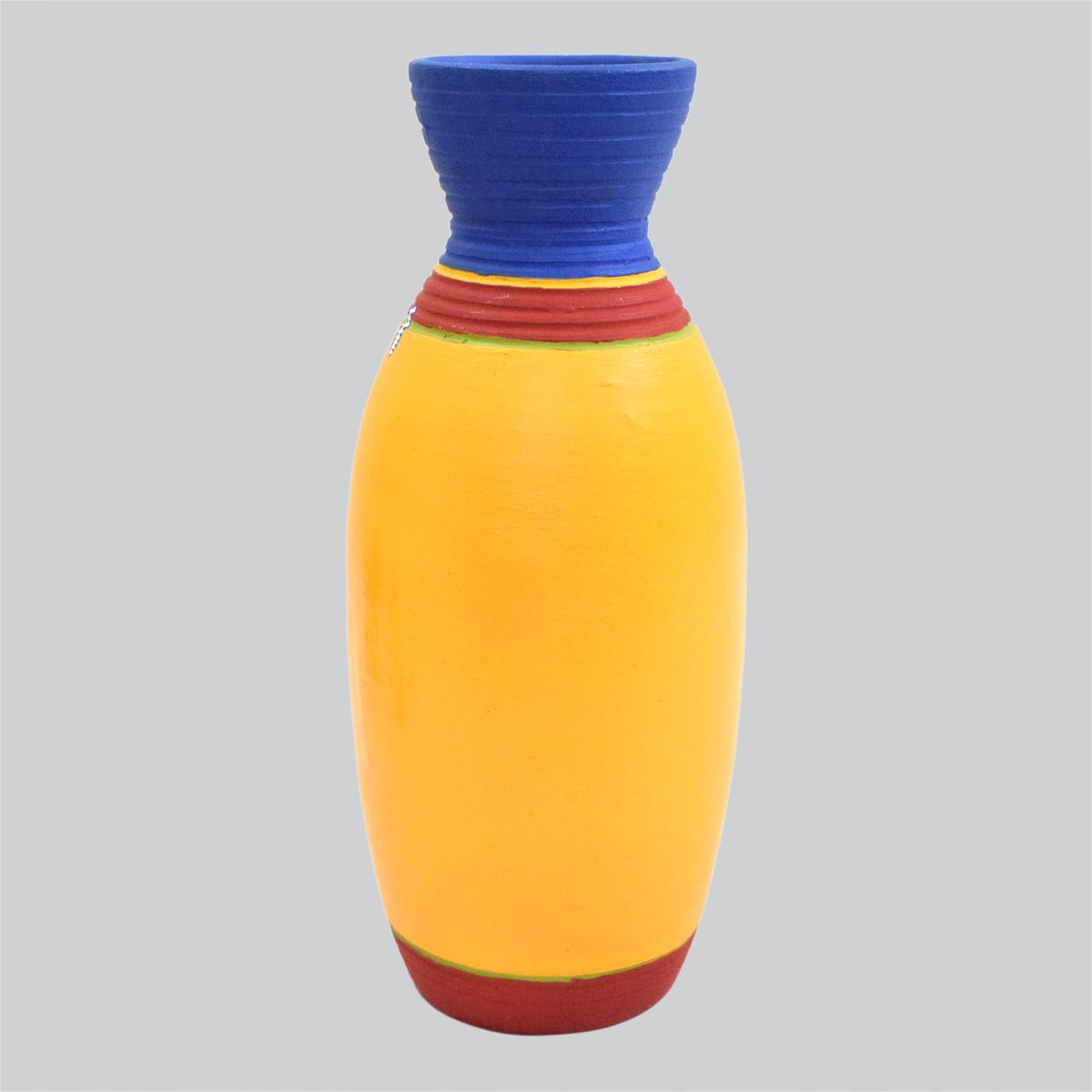 TERRACOTTA WARLI HAND PAINTED FLOWER VASE POT