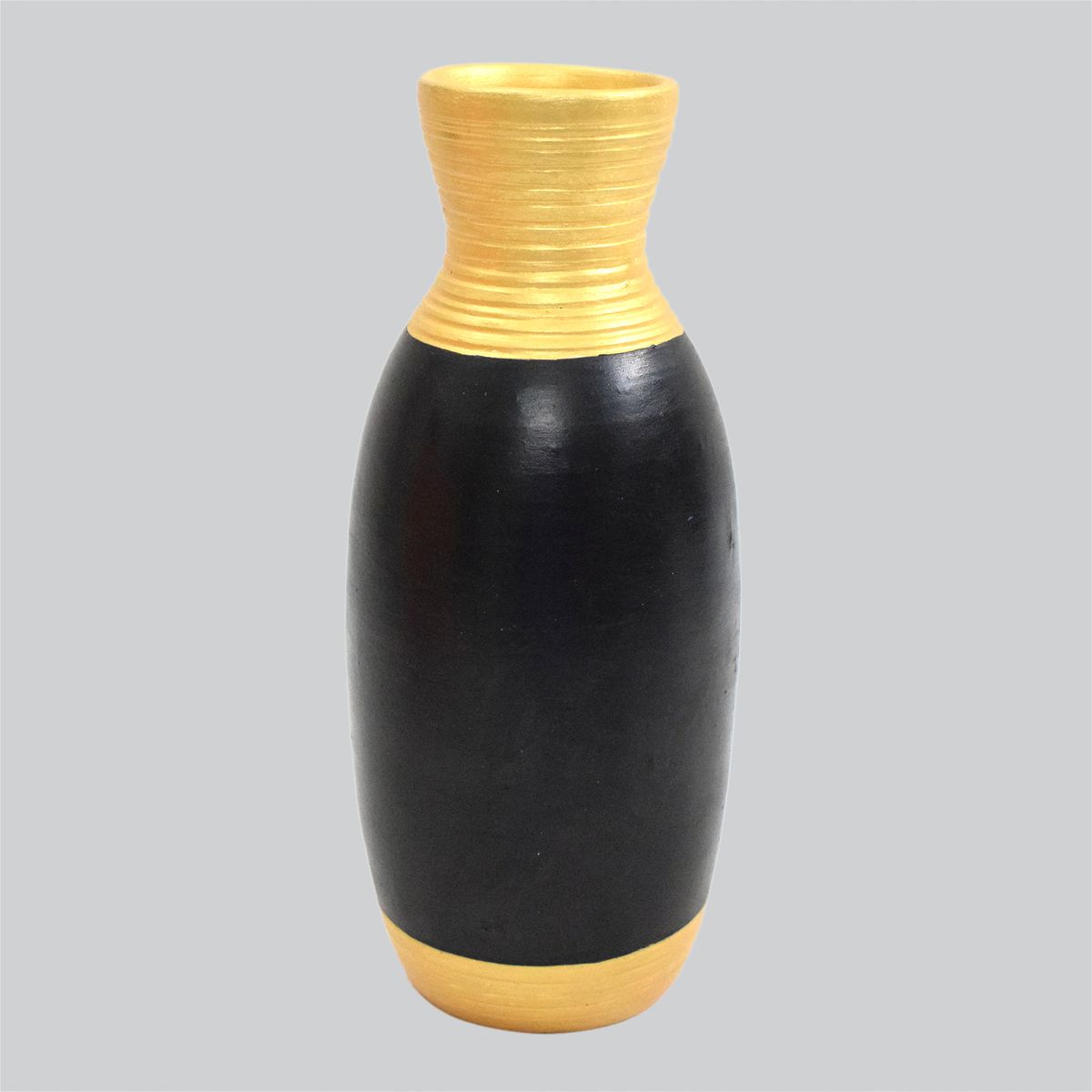 TERRACOTTA WARLI HAND PAINTED FLOWER VASE POT