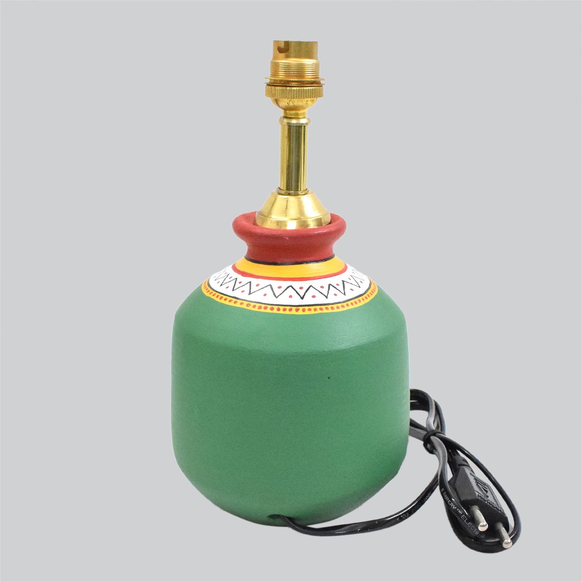 TERRACOTTA WARLI HAND PAINTED TABLE LAMP