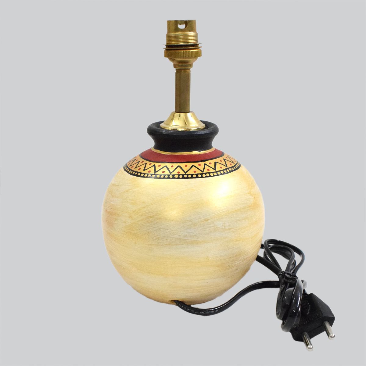 TERRACOTTA WARLI HAND PAINTED TABLE LAMP