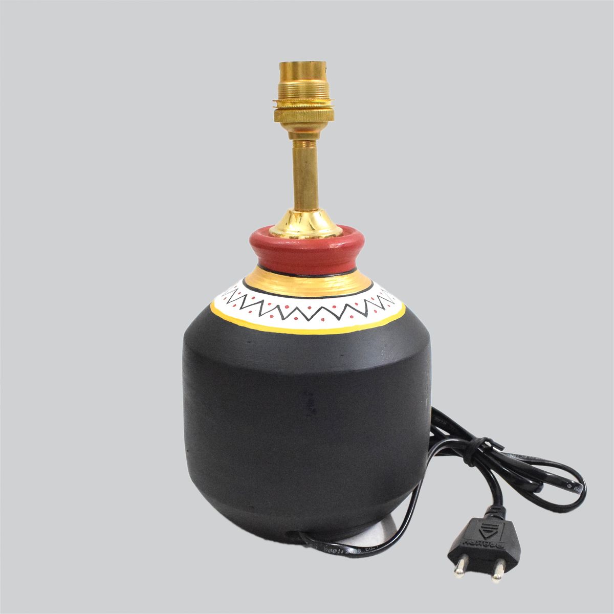 TERRACOTTA WARLI HAND PAINTED TABLE LAMP