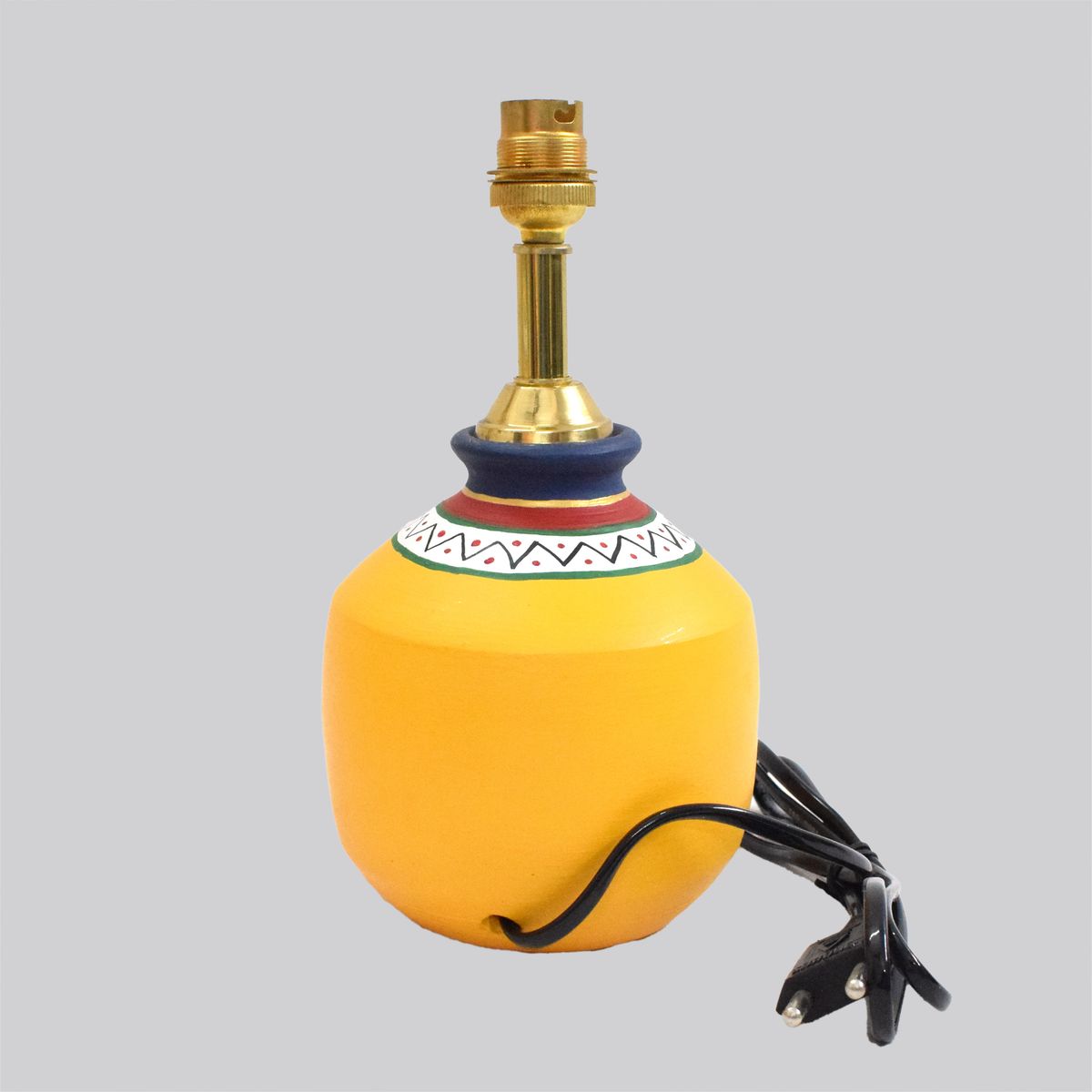 TERRACOTTA WARLI HAND PAINTED TABLE LAMP