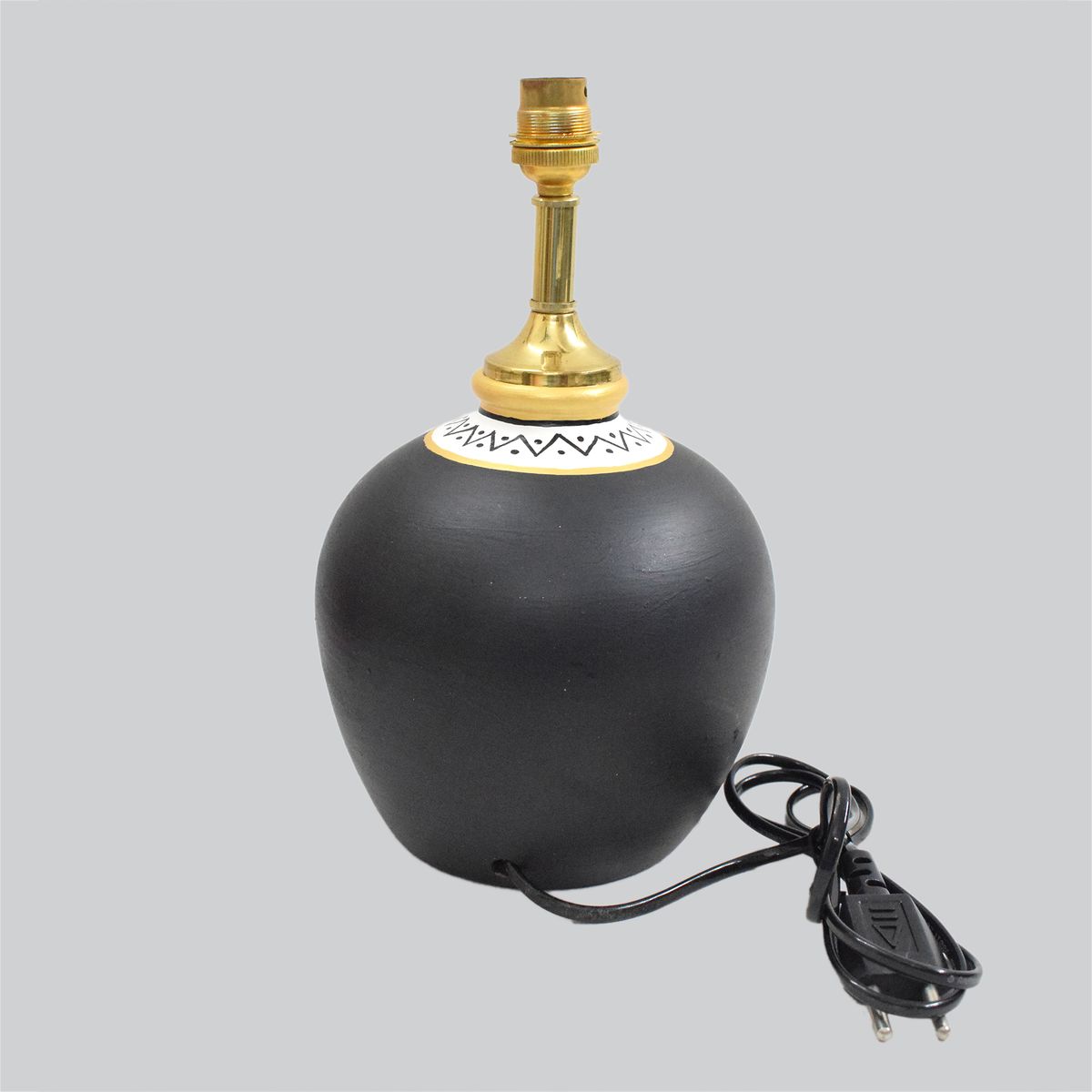 TERRACOTTA WARLI HAND PAINTED TABLE LAMP