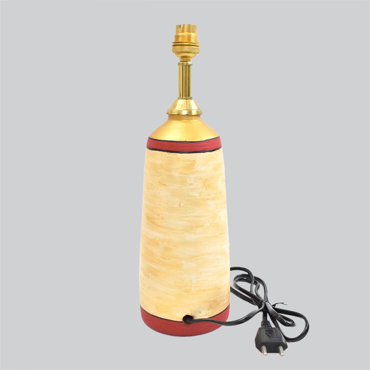 TERRACOTTA WARLI HAND PAINTED TABLE LAMP
