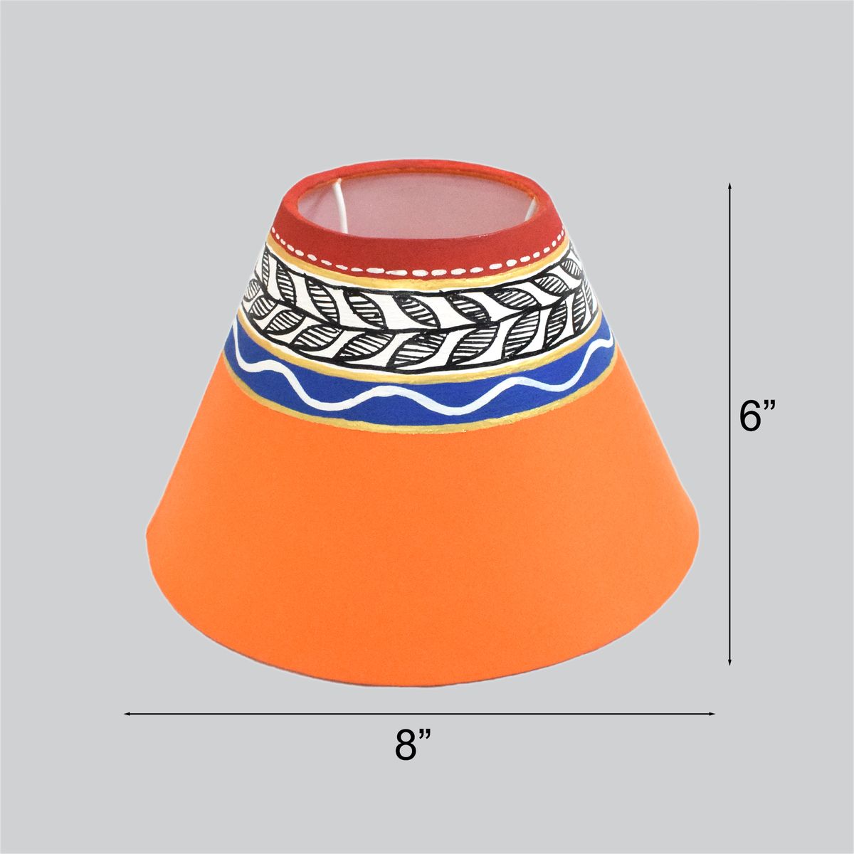 HAND PAINTED LAMP SHADE FOR HOME DECOR
