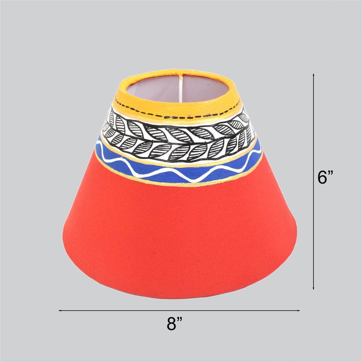 HAND PAINTED LAMP SHADE FOR HOME DECOR