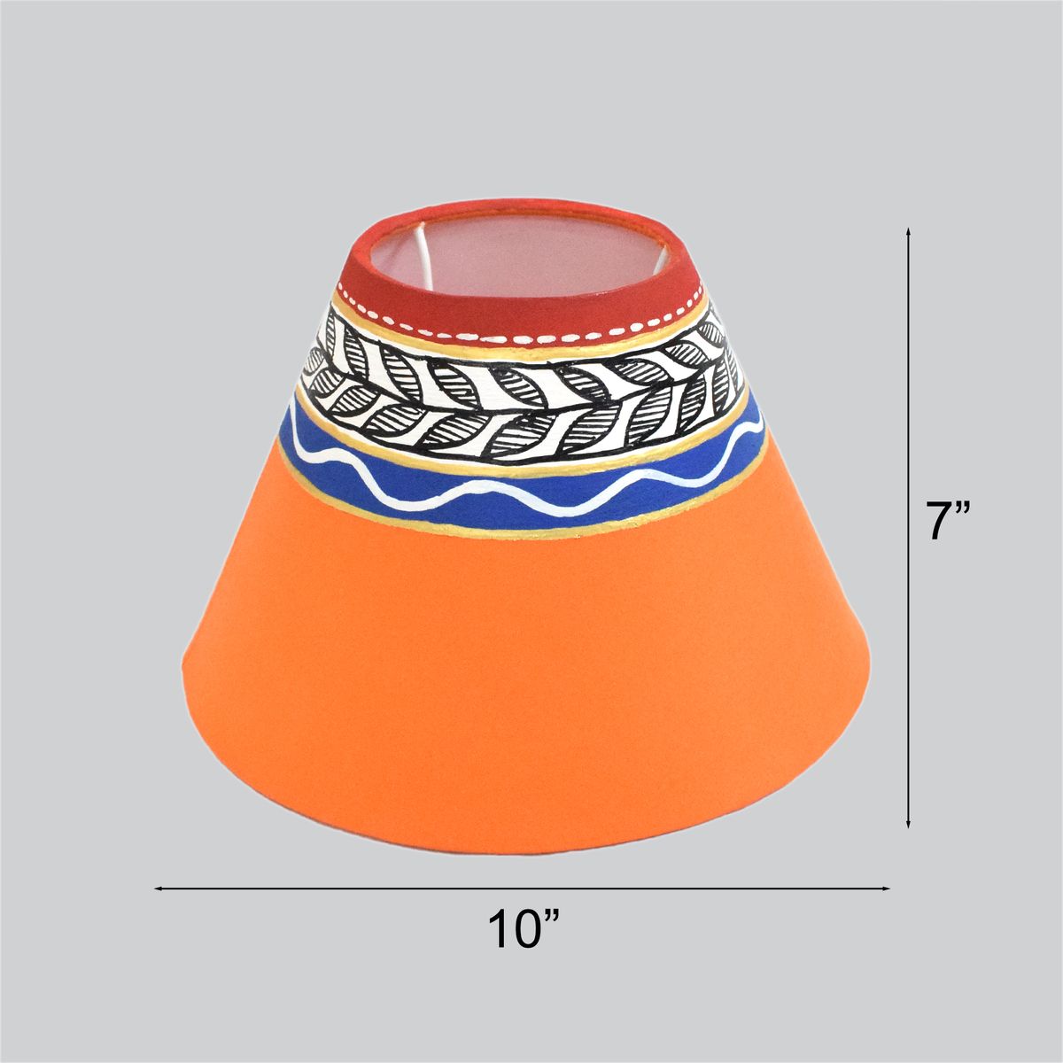 HAND PAINTED LAMP SHADE FOR HOME DECOR