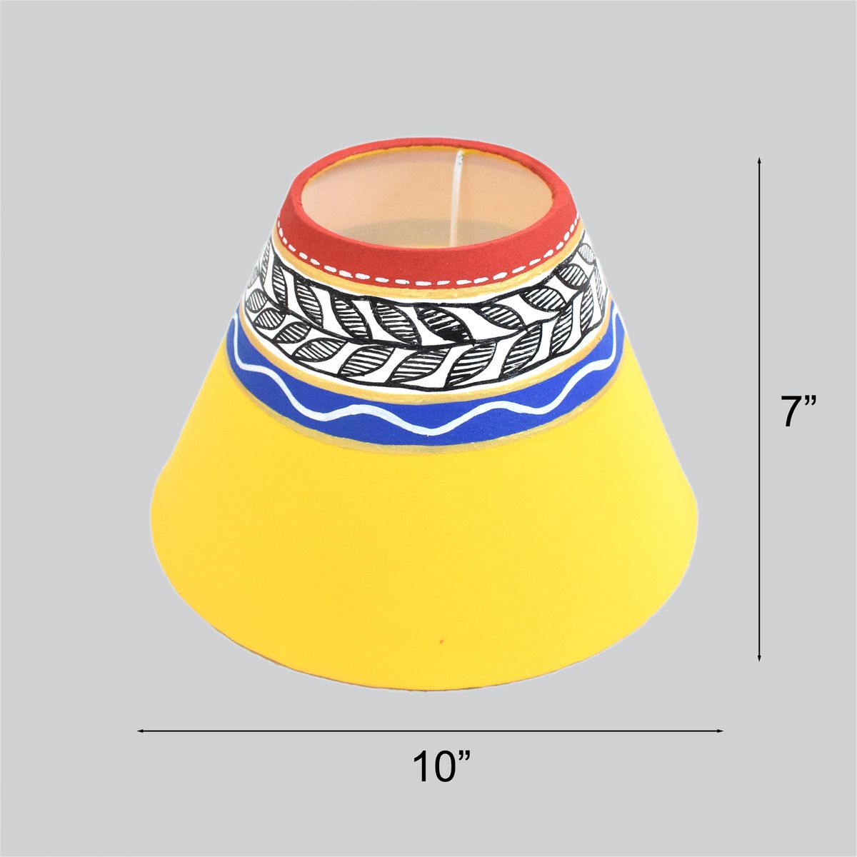 HAND PAINTED LAMP SHADE FOR HOME DECOR