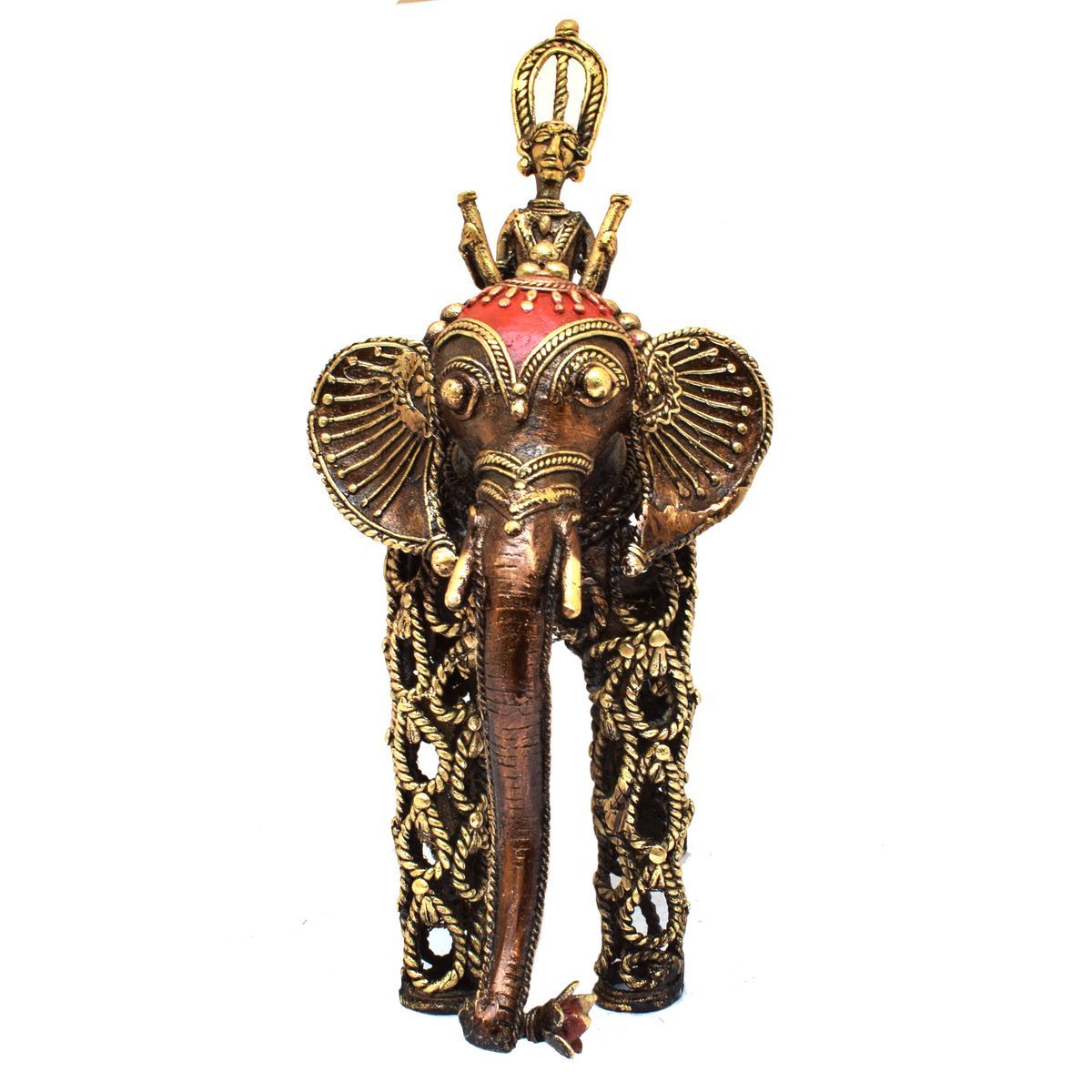 BASTAR ARTS ELEPHANT JALI WITH RIDER