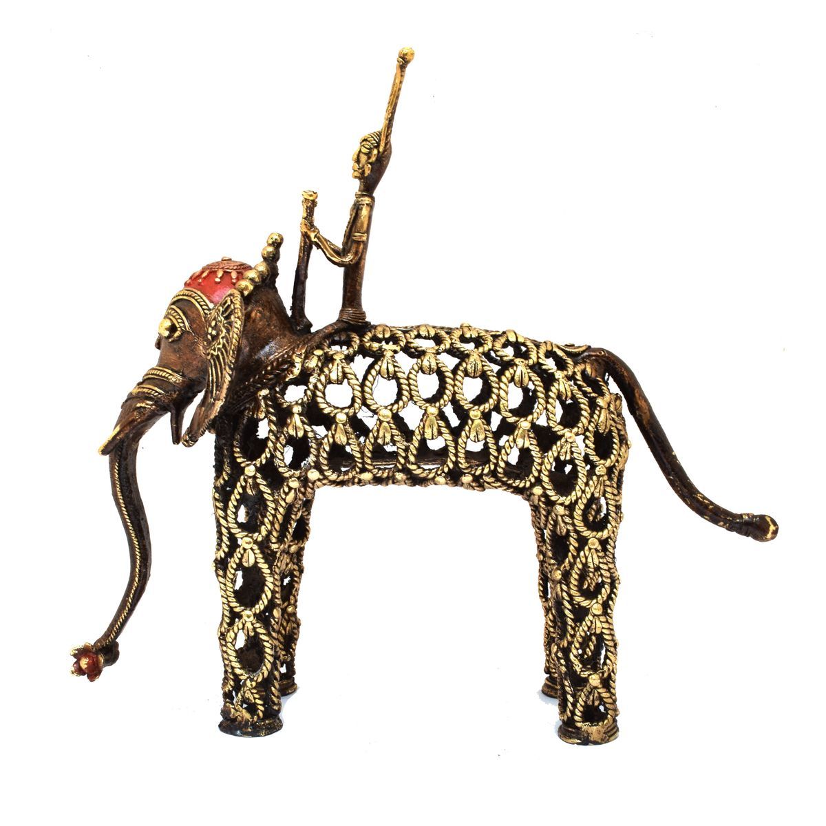 BASTAR ARTS ELEPHANT JALI WITH RIDER