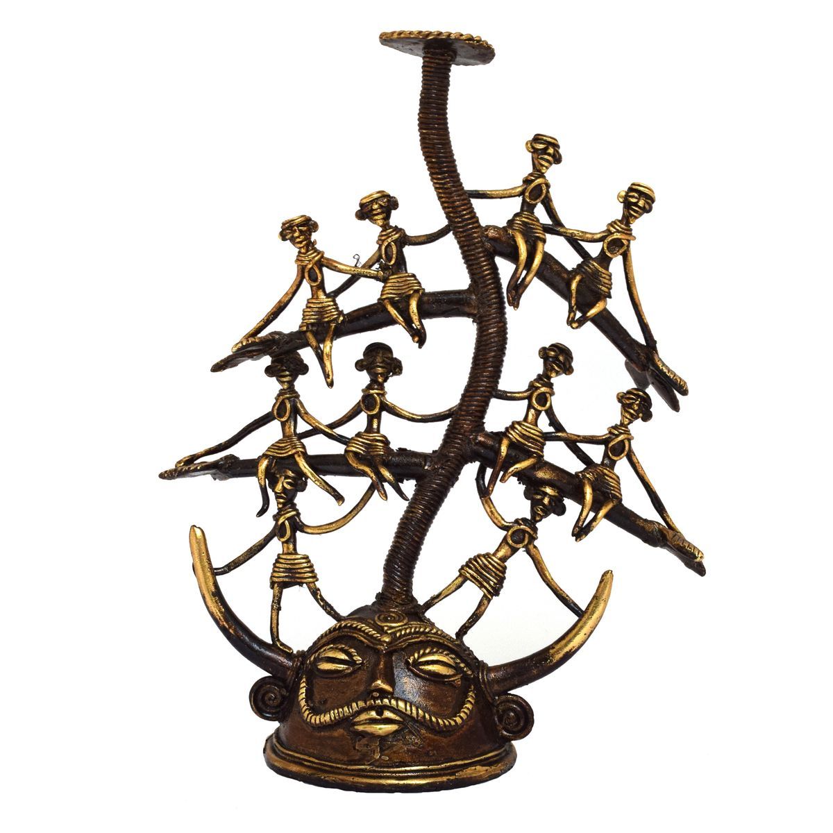 BASTAR ARTS CANDLE STAND TRIBLE PEAOPLE