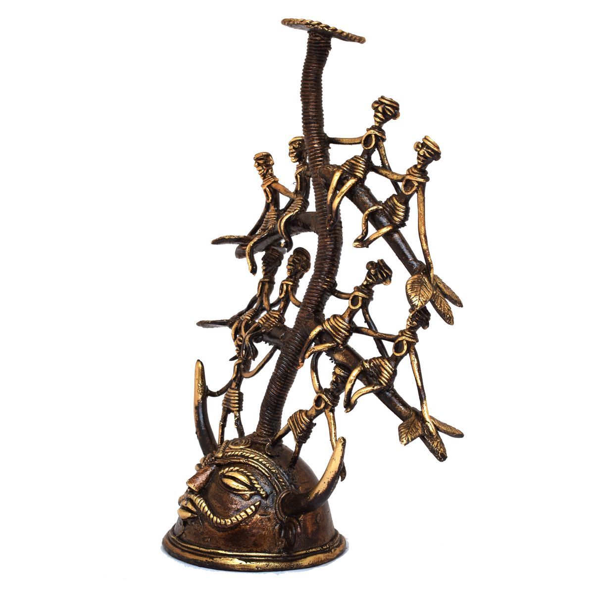 BASTAR ARTS CANDLE STAND TRIBLE PEAOPLE