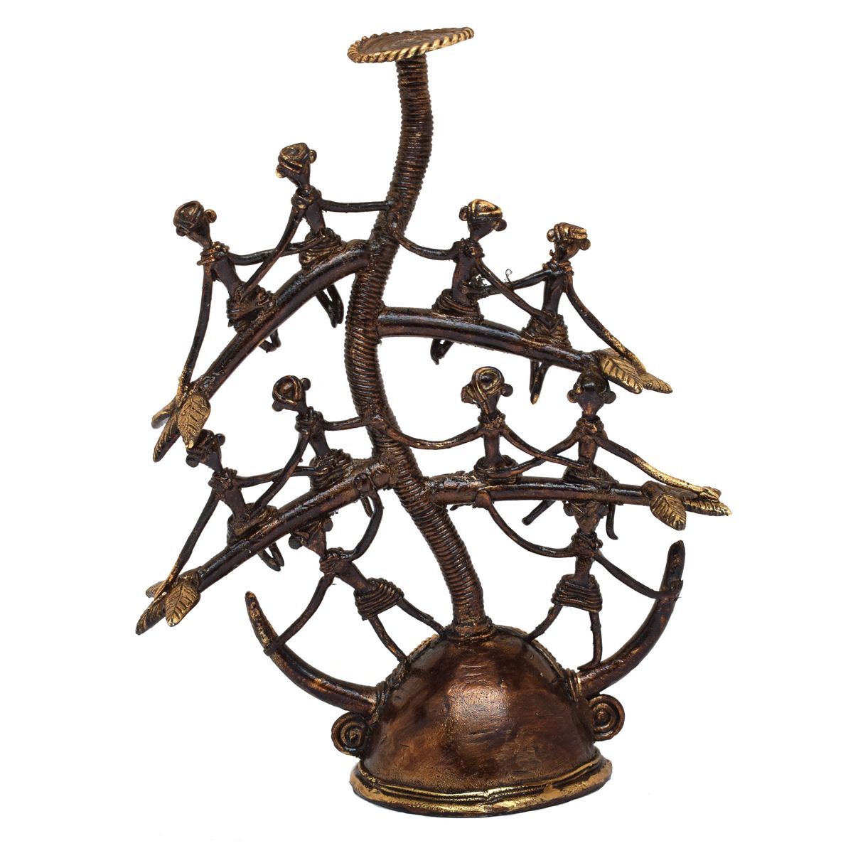 BASTAR ARTS CANDLE STAND TRIBLE PEAOPLE