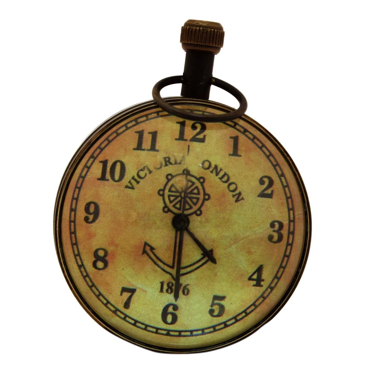 NAUTICALPAPER WEIGHT CLOCK