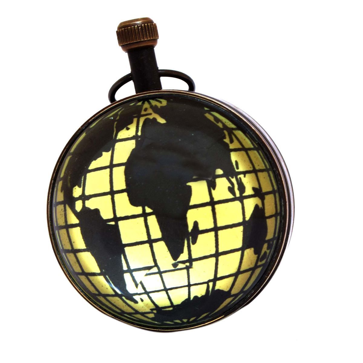 NAUTICALPAPER WEIGHT CLOCK