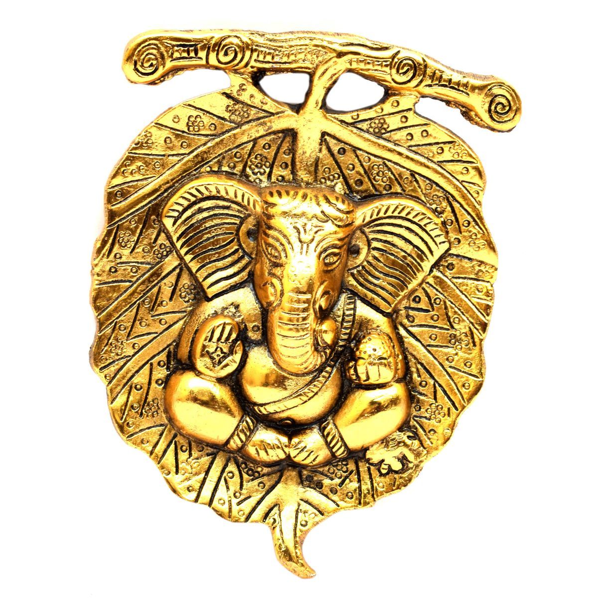 LEAF GANESHA WALL HANGING