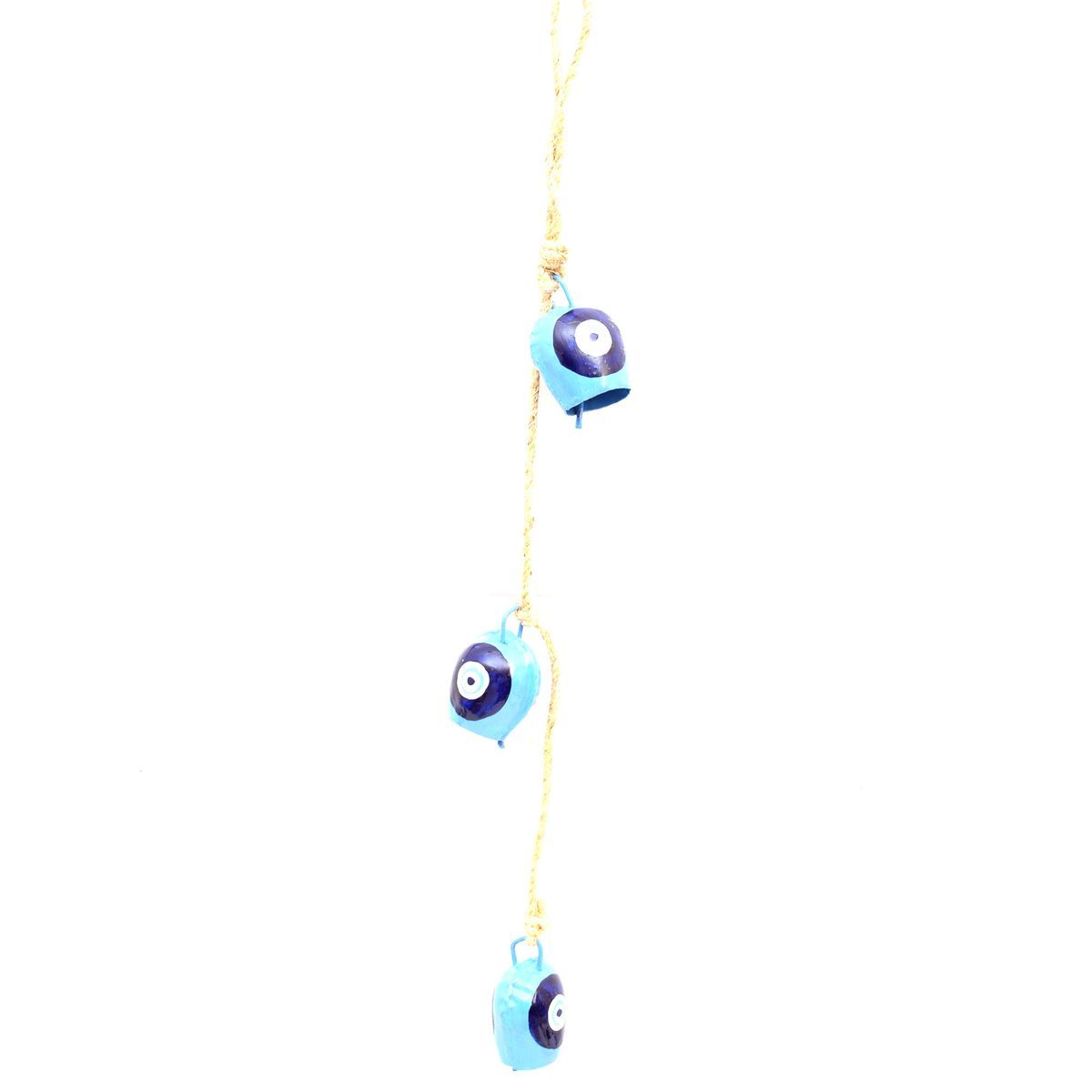3 BELL CHAIN ON BLUE