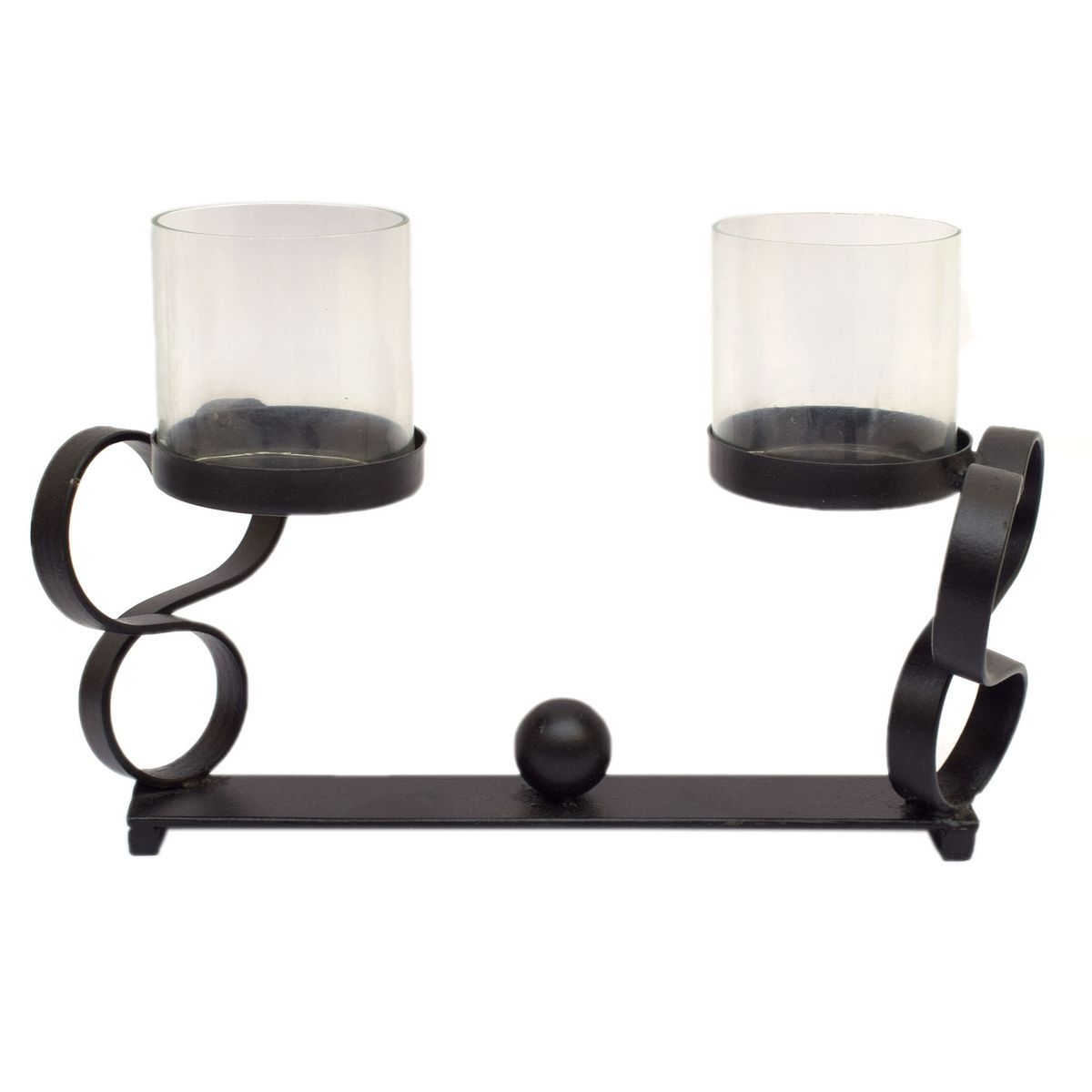 CANDLE STAND WITH 2 GLASS