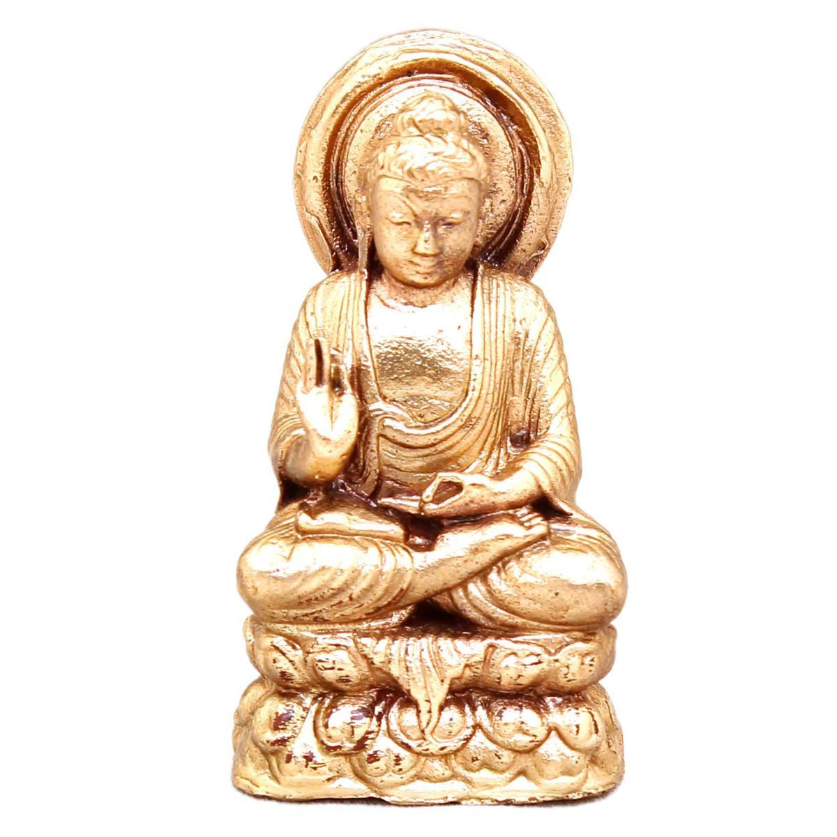 BUDDHA SOLID BRONZE STATUE