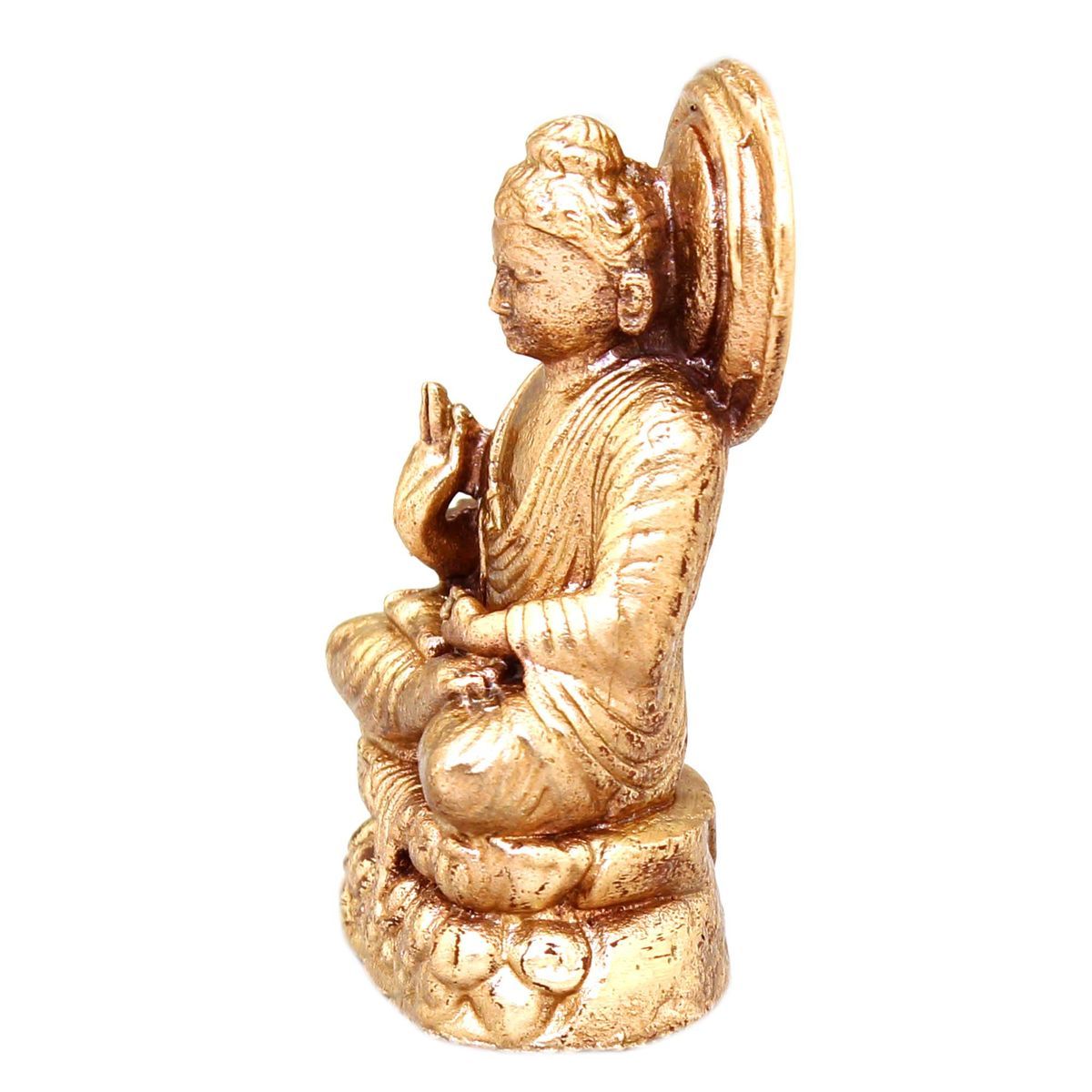 BUDDHA SOLID BRONZE STATUE