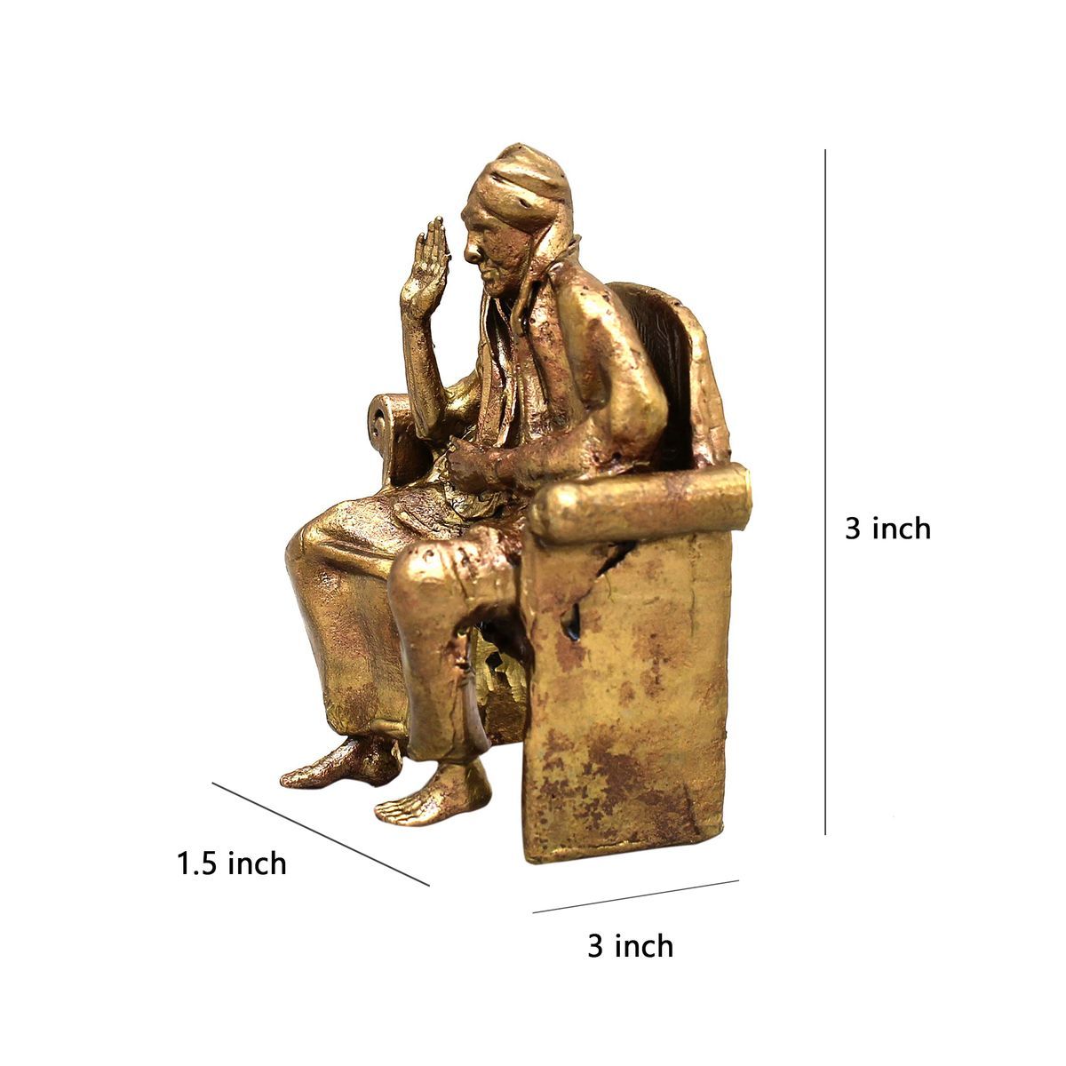 BRONZE KANCHI MAHA PERIYAVAR IDOL