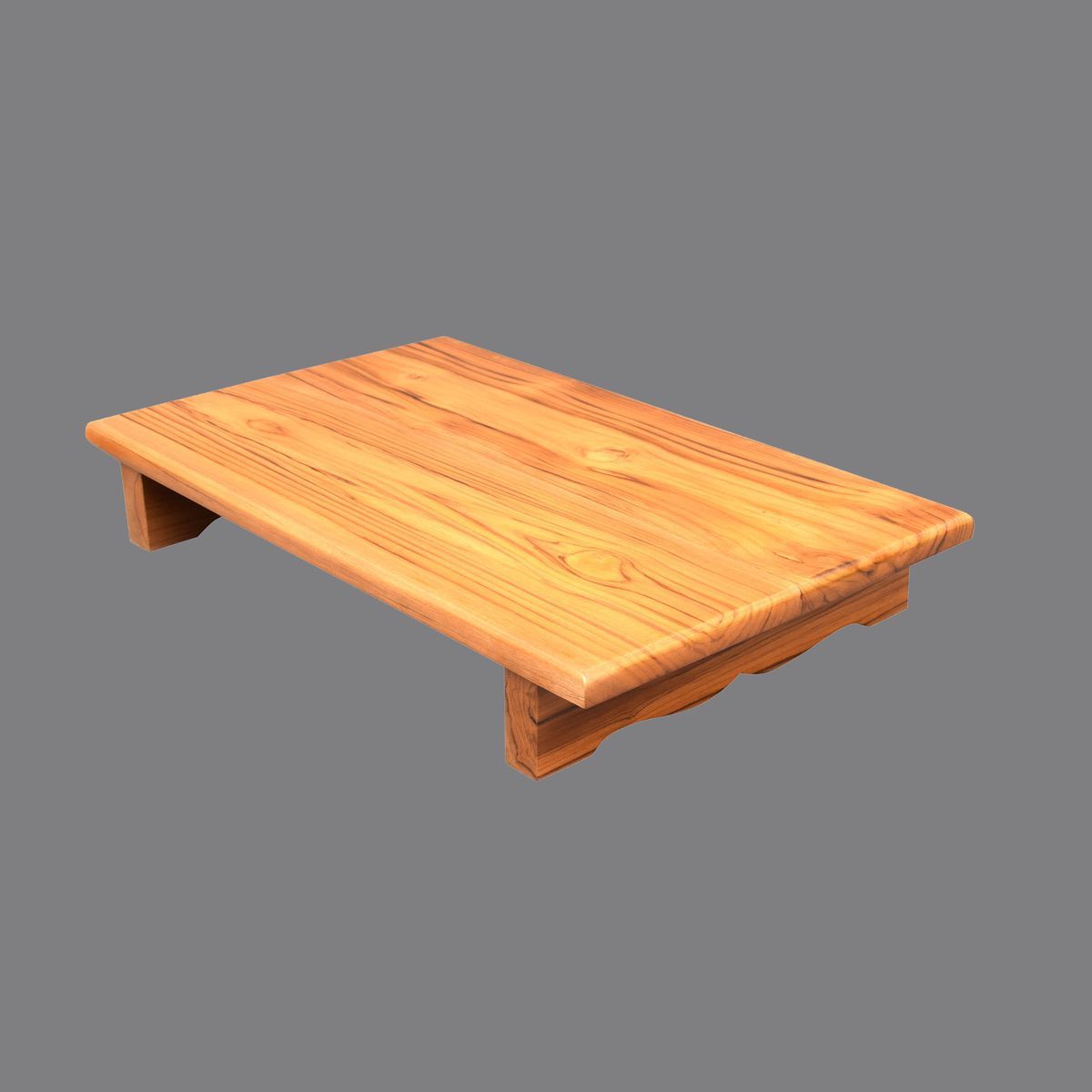 TEAK WOOD PLAIN POOJA PEETA