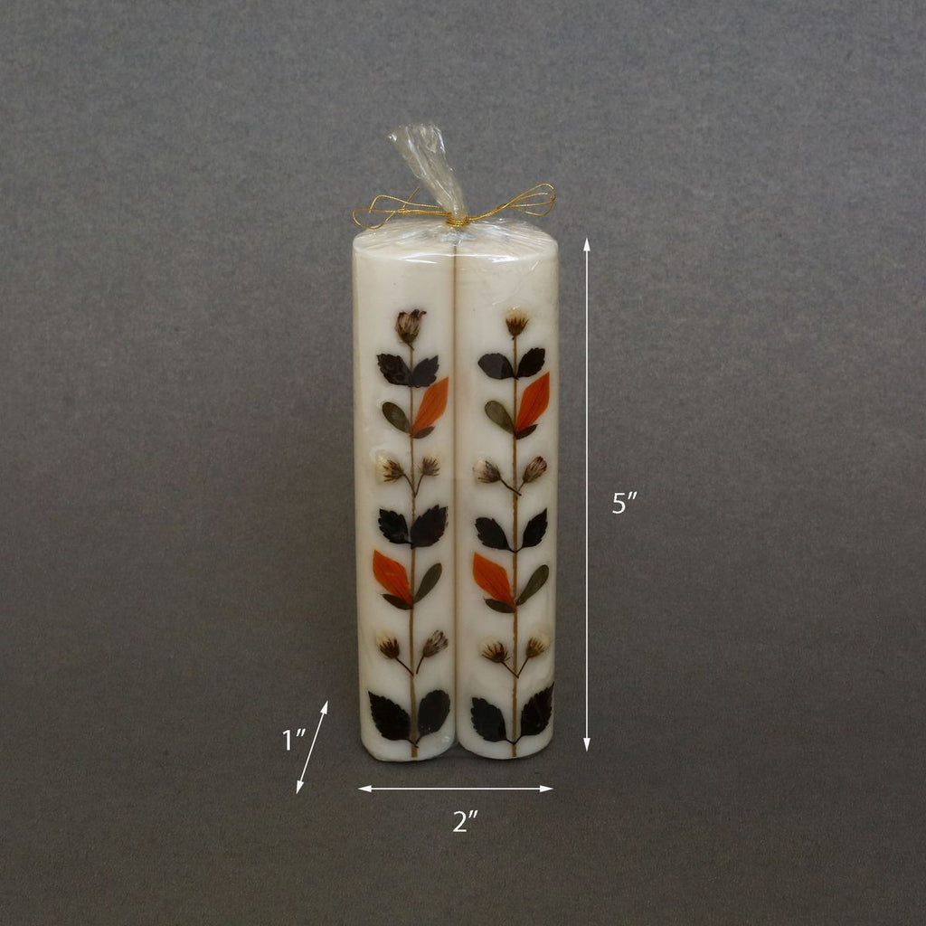 HANDCRAFTED SCENTED CANDLES WITH DRIED NATURAL FLO