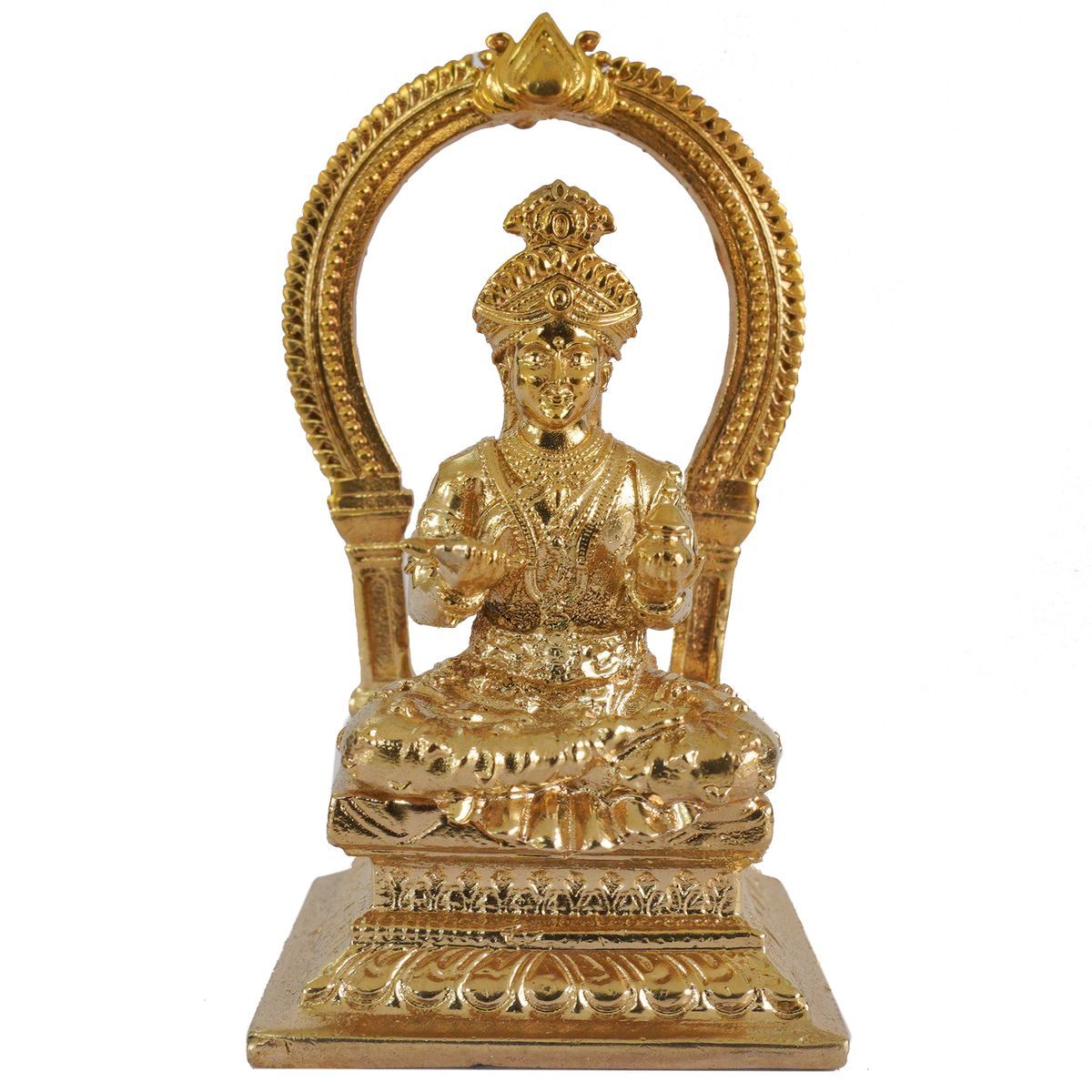BRONZE ANNALAKSHMI IDOL WITH PRABHAVALI