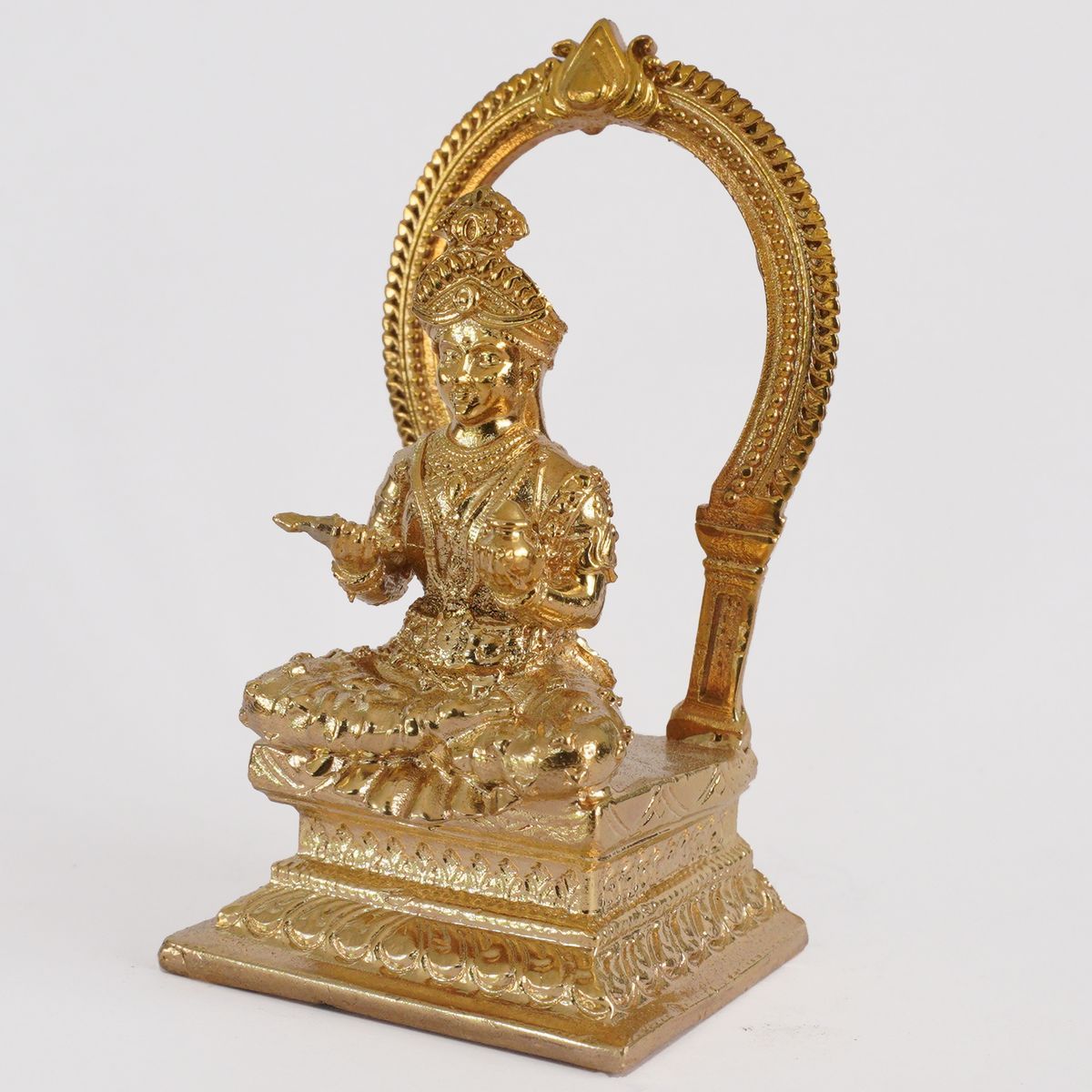 BRONZE ANNALAKSHMI IDOL WITH PRABHAVALI
