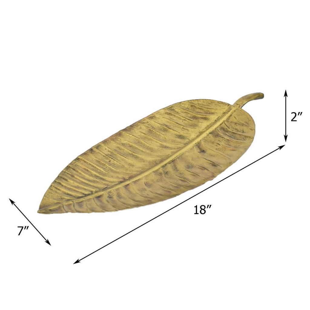 DECORATIVE IRON LEAF FOR HOME DECOR