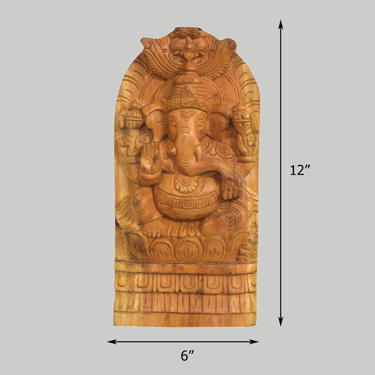 VAAGAI WOOD GANESHA WALL HANGING