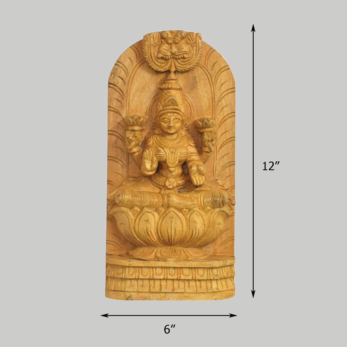 VAAGAI WOOD LAKSHMI WALL HANGING