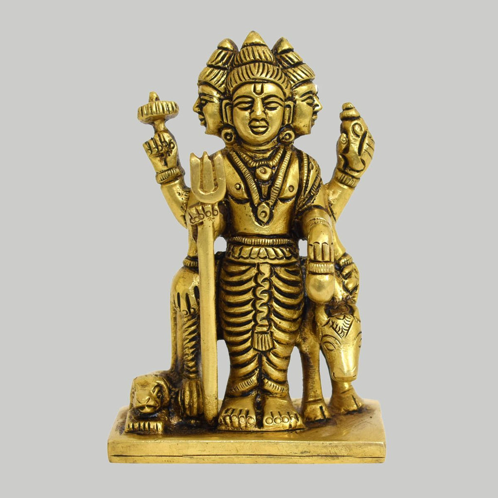 BRASS DATTATREYA IDOL