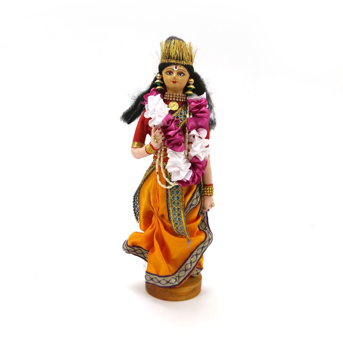 LADY HANDMADE BENGALI TRADITIONAL GOLU DOLL BOMMAL