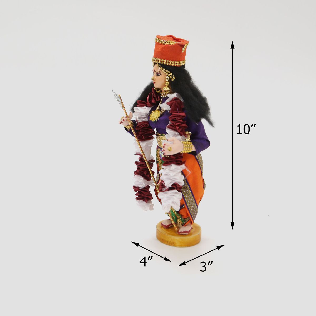 MEENAKSHI HANDMADE BENGALI TRADITIONAL GOLU DOLL B