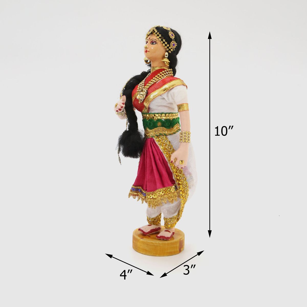 KUCHIPUDI HANDMADE BENGALI TRADITIONAL GOLU DOLL B