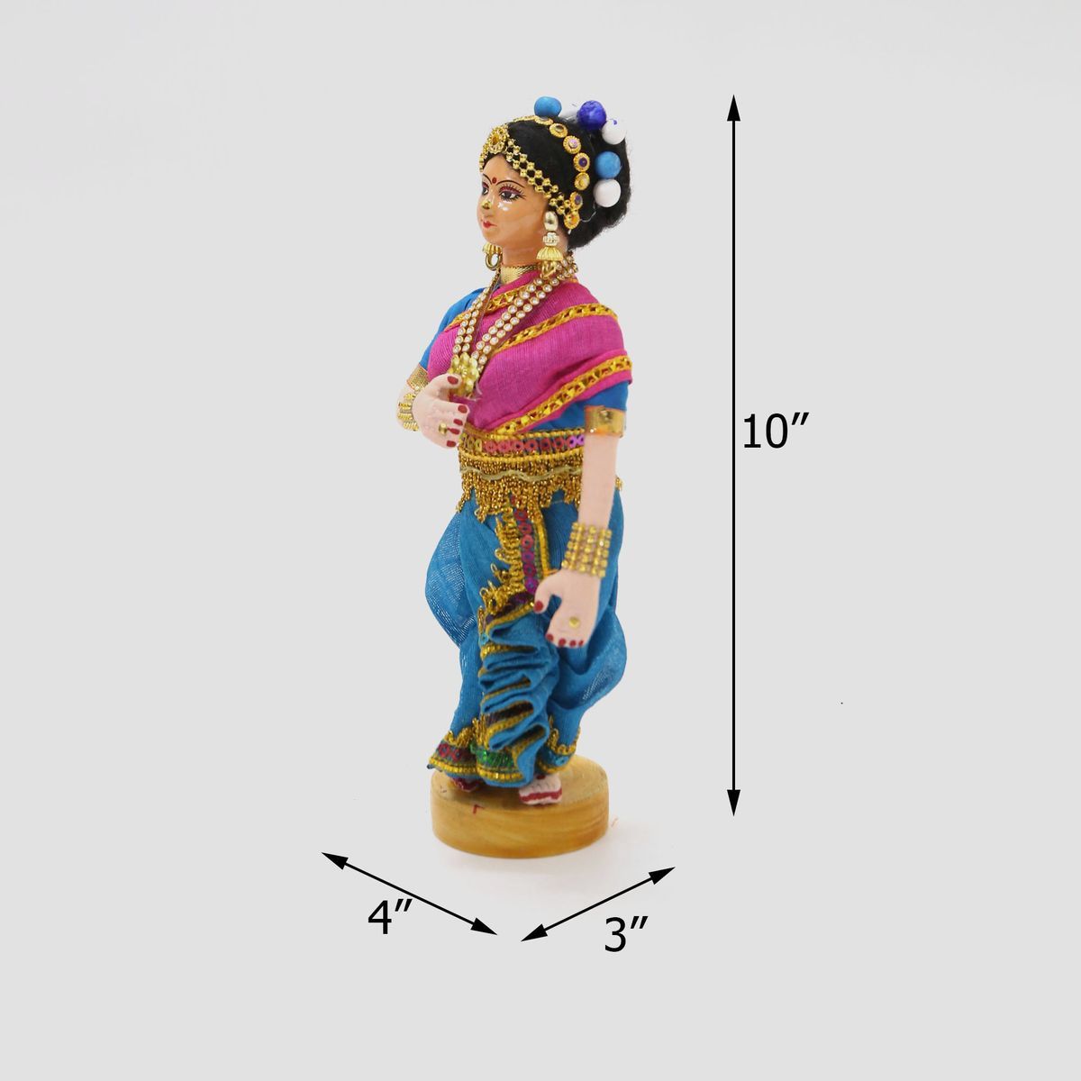 ODISSI HANDMADE BENGALI TRADITIONAL GOLU DOLL BOMM