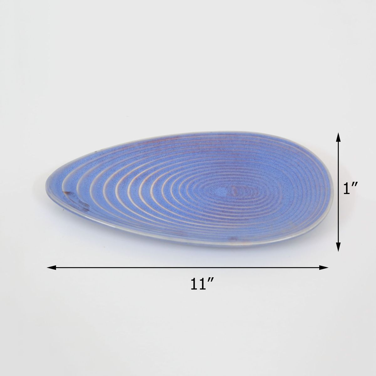 CERAMIC HANDMADE LEAF SHAPED PLATTER