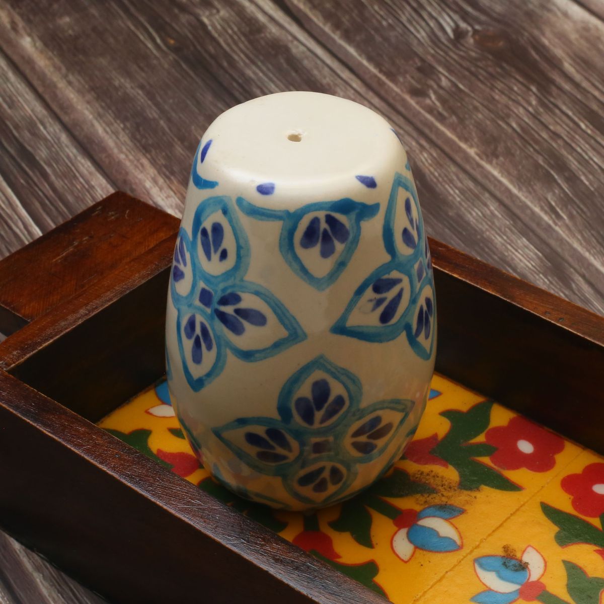 CERAMIC SALT AND  PEPPER DISPENSER