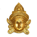 BRASS DURGA FACE WALL HANGING