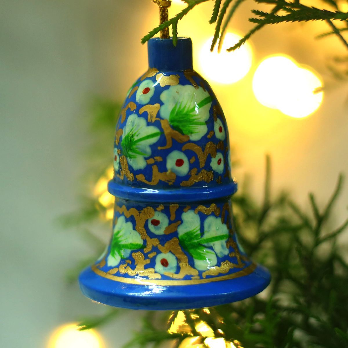 HANDCRAFTED KASHMIRI PAPIER MACHE HANGING BELL