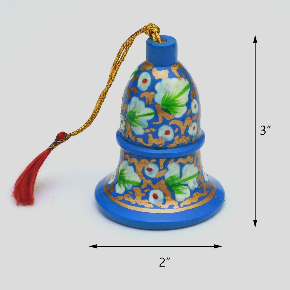 HANDCRAFTED KASHMIRI PAPIER MACHE HANGING BELL