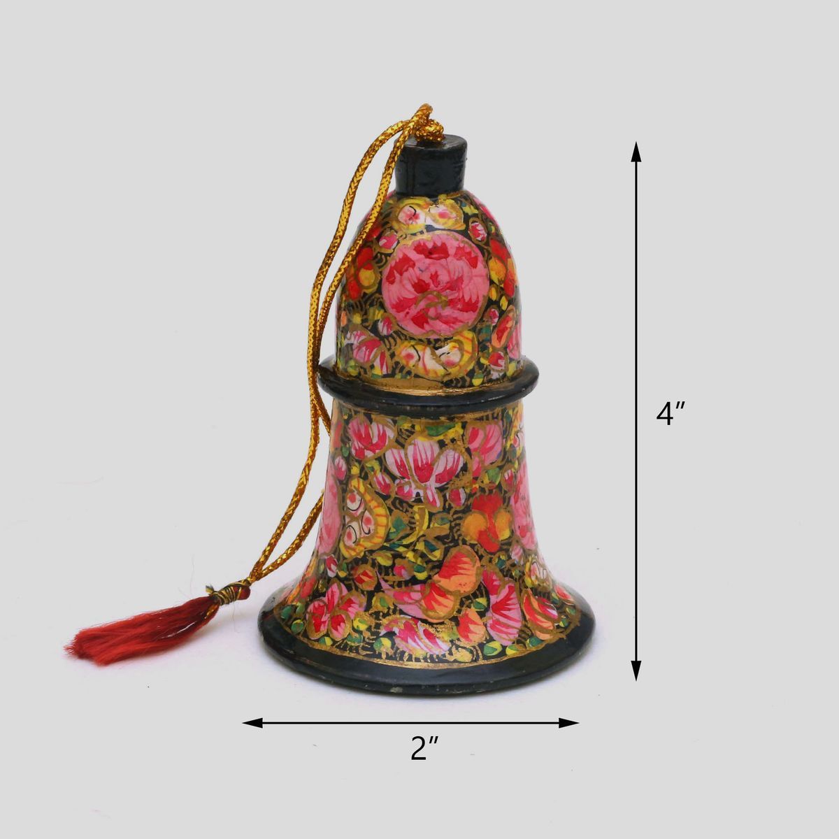 HANDCRAFTED KASHMIRI PAPIER MACHE HANGING BELL